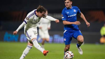  Dinamo pobijedio Anderleht Mihajlo Cvetković pogodio prečku 