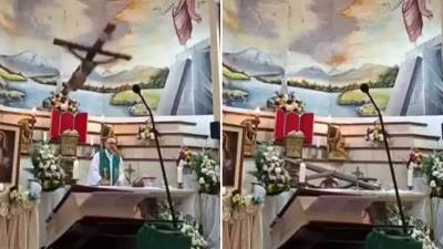  Poginuo sveštenik usred prenosa uživo: Krst pao na njega tokom mise 
