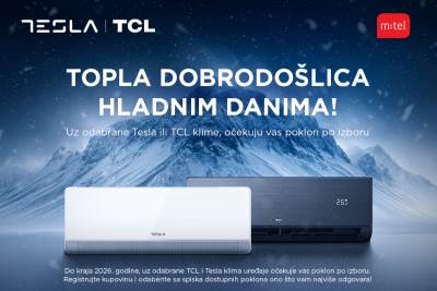  Tesla i TCL klime iz m:tel ponude  
