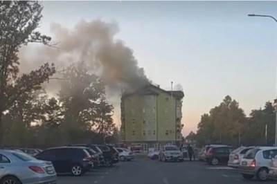  Požar na zgradi u Srpcu 
