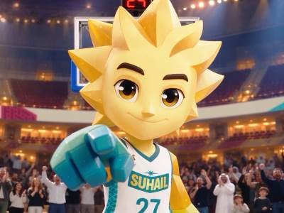  Suhail maskota Mundobasket 2027 