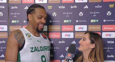  Sterling Braun prvi put igra protiv Partizana 
